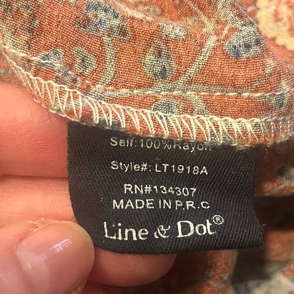 LINE+DOT Camellia Peasant Blouse - Picture 5 of 6